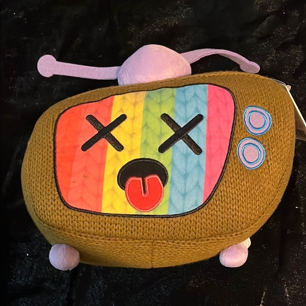 🆕 AmiAmis Colorful Telly Emoji Plush Pillow